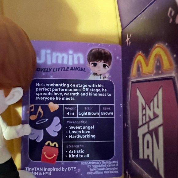 BTS TinyTam toy from McDonald’s. Character is Jimin. - Picture 8 of 11